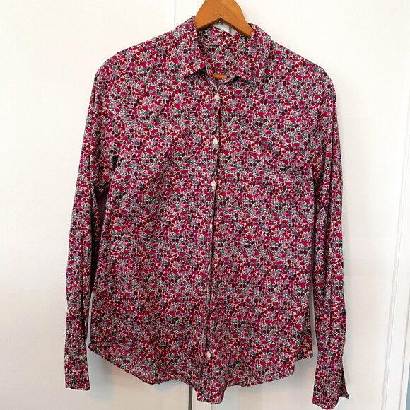 JCrew Perfect Shirt Liberty floral size 4 - Picture 3 of 5